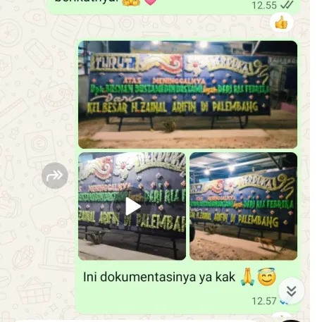 Pengiriman Papan Bunga Duka Kebanggan Moga